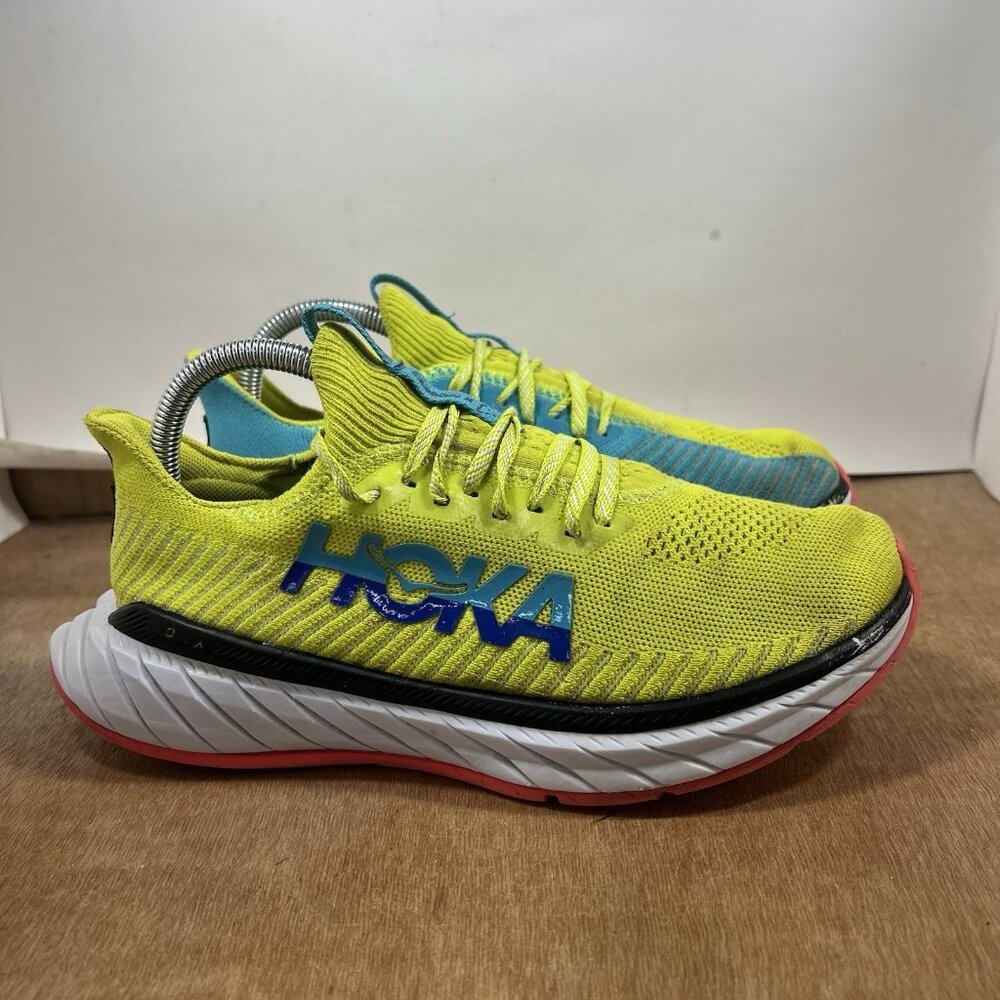 Hoka One One Carbon x 3 Women's Size 8.5 Running Shoes Neon Green